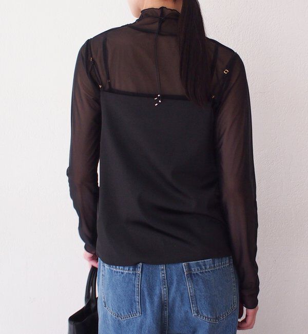  「【Atelier N5/アトリエヌメロサンク】サテンキャミ」|シャツ・ブラウス|