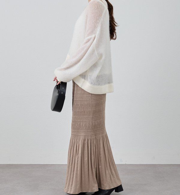  「プリーツマキシスカート」|スカート|