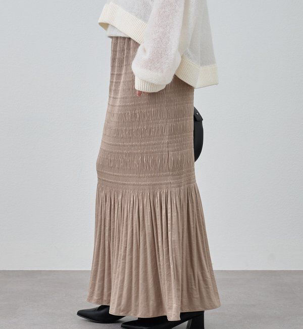  「プリーツマキシスカート」|スカート|