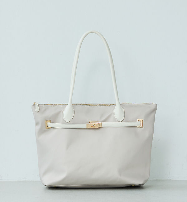 LOWELL things「【BLK追加予約/kariさんコラボ】多機能BELTEDナイロントート/A4/通」|ビジネスバッグ|