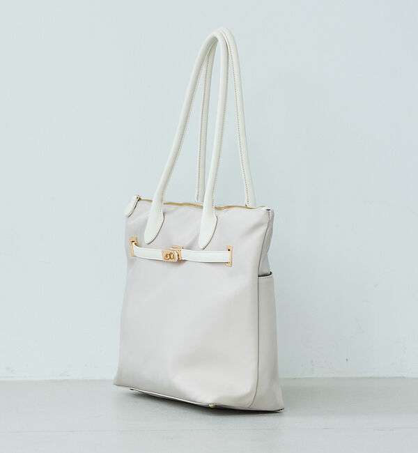 LOWELL things「【BLK追加予約/kariさんコラボ】多機能BELTEDナイロントート/A4/通」|ビジネスバッグ|