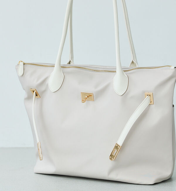 LOWELL things「【BLK追加予約/kariさんコラボ】多機能BELTEDナイロントート/A4/通」|ビジネスバッグ|