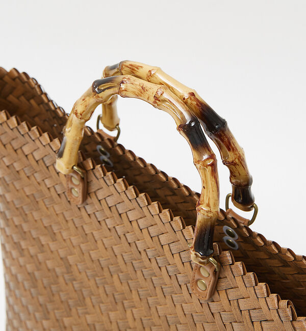 abahouse mavie「バンブートートバック」|かごバッグ|