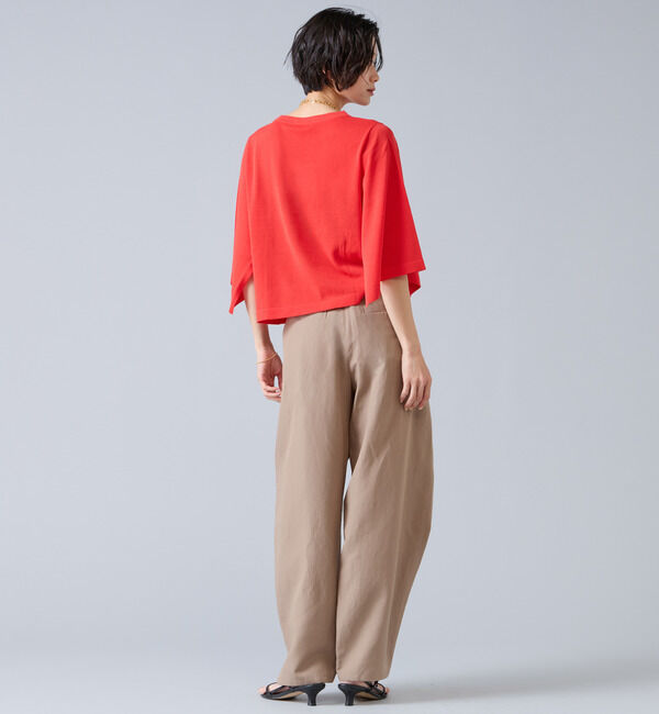 Liesse「クロップドワイドニット」|ニット・セーター|