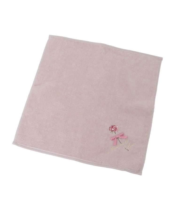 Maison de FLEUR「ローズ刺繍タオルハンカチ」|ハンカチ|