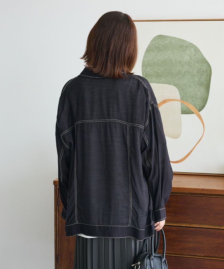 Green Parks「・ELENCARE DUE カラーステッチシアーGジャンⅡ」|テーラードジャケット|