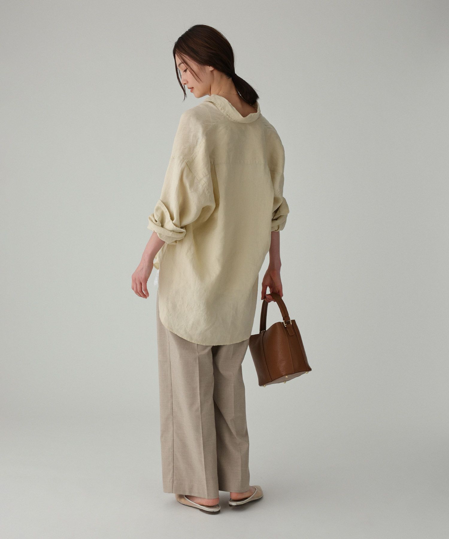 BABYLONE「リネンBIGシルエットシャツ」|シャツ・ブラウス|