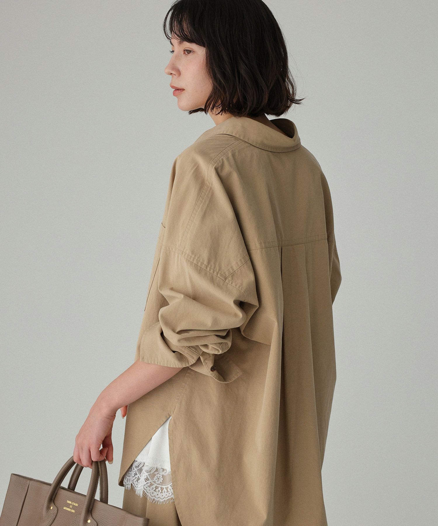 BABYLONE「WASHオーバーシャツ」|シャツ・ブラウス|