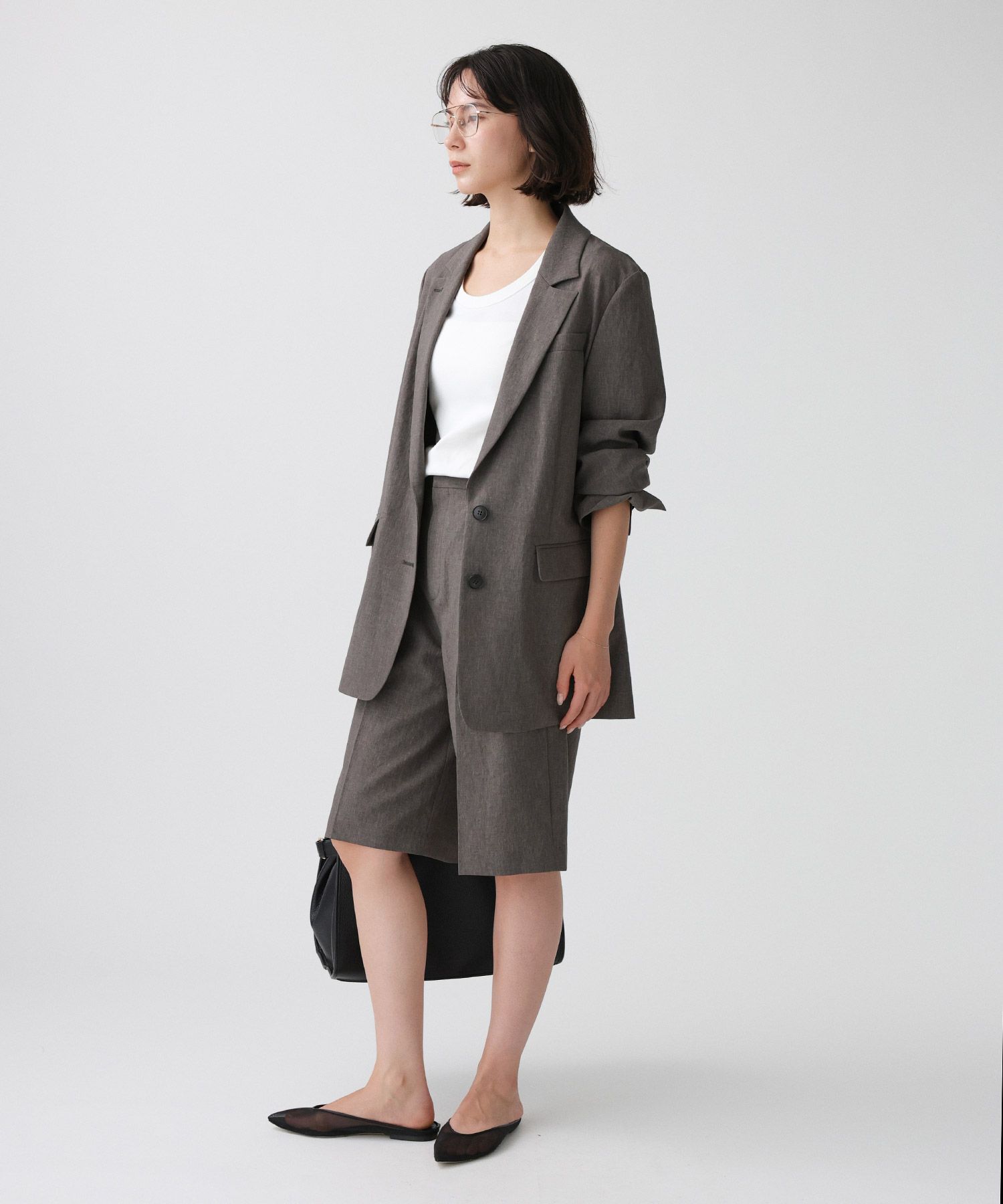 BABYLONE「リネンライクシャンタンハーフパンツ<セットアップ対応>」|その他|