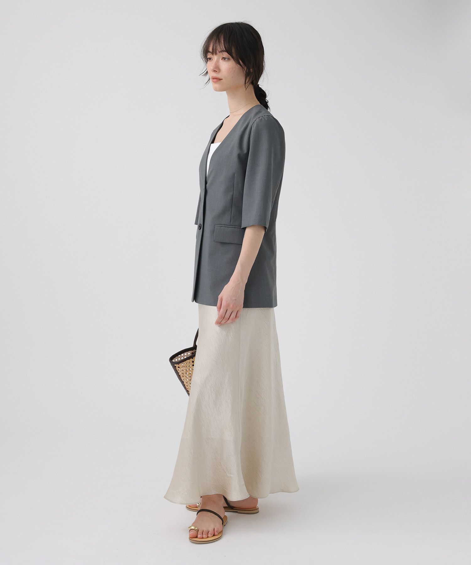 BABYLONE「ヴィンテージサテンスカート」|スカート|