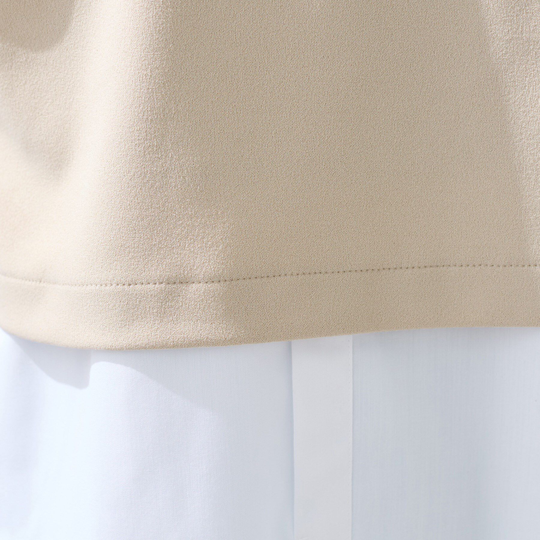 INDIVI「【洗える／UVケア】レイヤード風デザイントップス」|Tシャツ・カットソー|