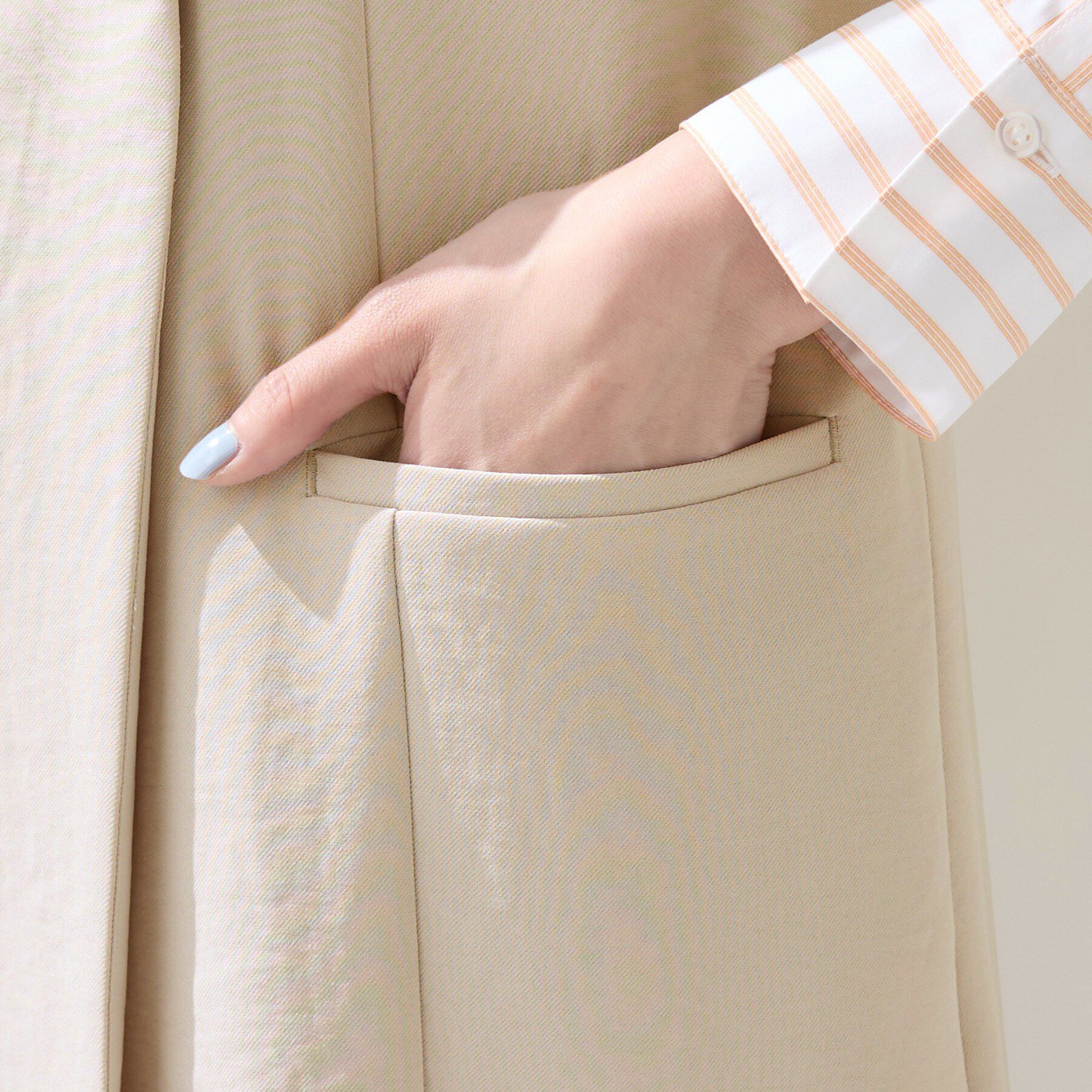 INDIVI「【洗える／多機能／SETUP可】着る日傘ジレジャケット」|ベスト・ジレ|