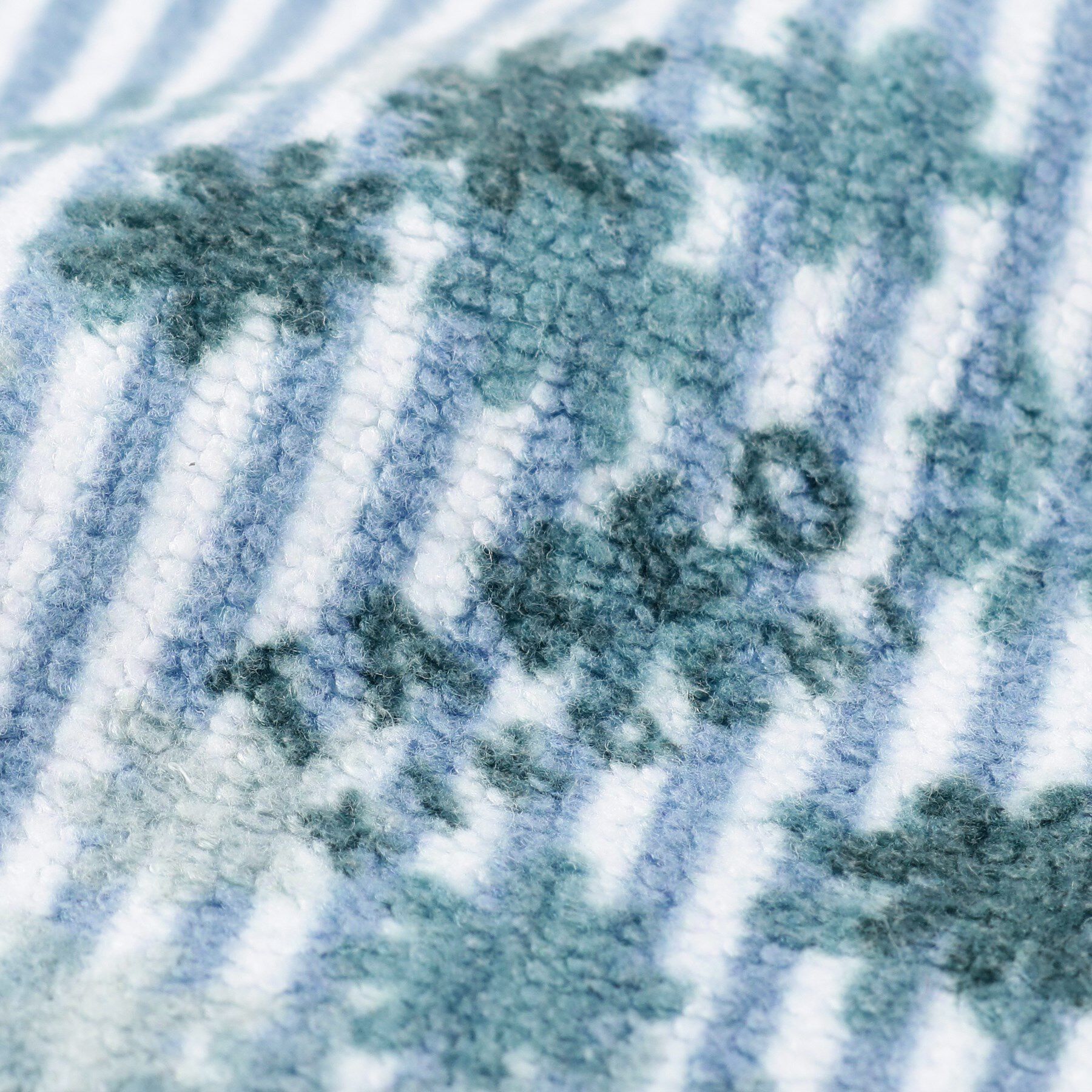 TAKEO KIKUCHI「ストライプ小花プリントフォンカチ」|ハンカチ|