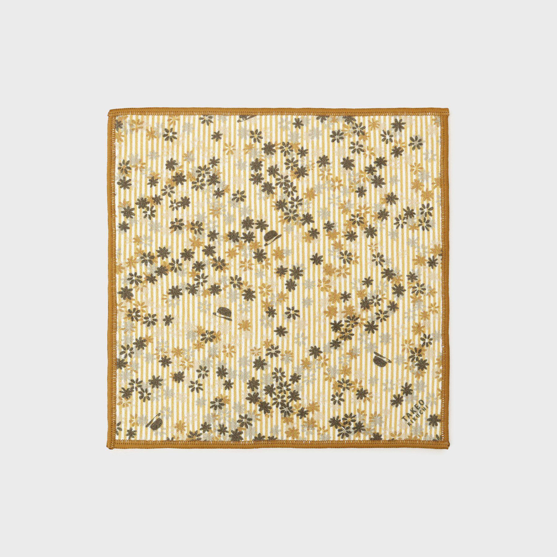 TAKEO KIKUCHI「ストライプ小花プリントフォンカチ」|ハンカチ|オーク(134)