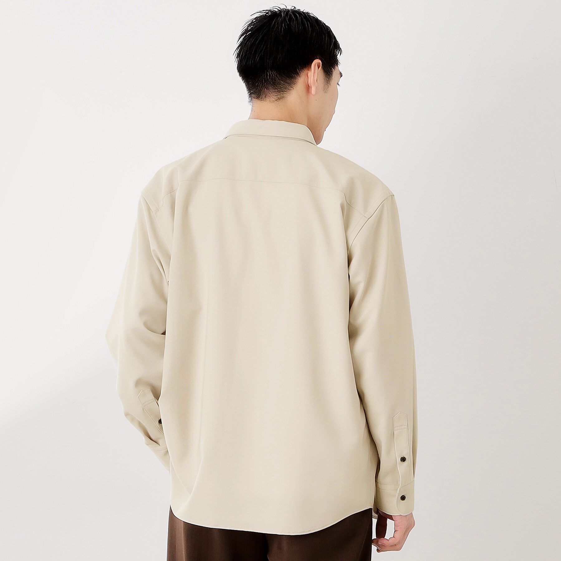 THE SHOP TK「TECLINO／テクリーノ 長袖オックスシャツ【洗濯機OK】」|シャツ・ブラウス|