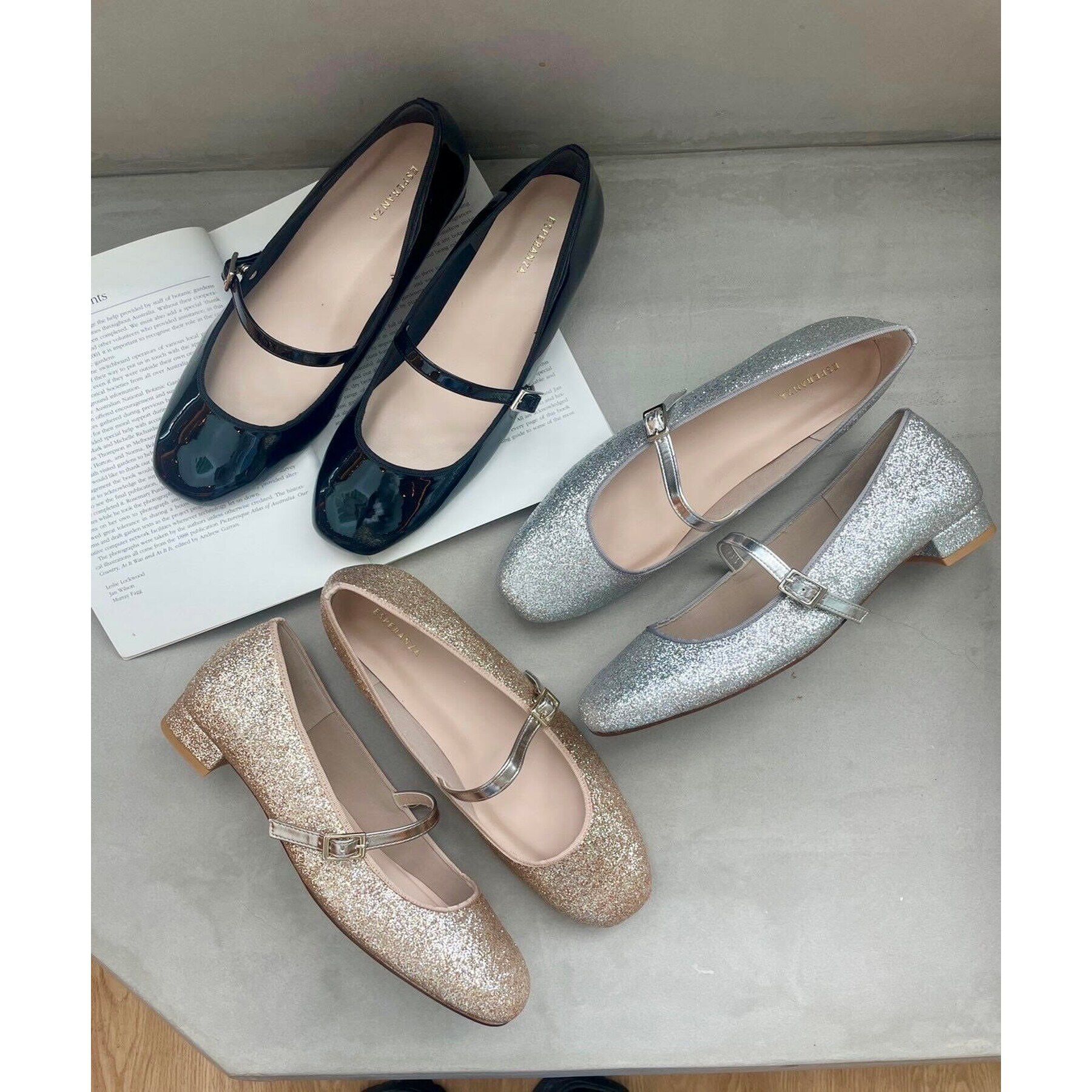 ESPERANZA「ローヒールストラップフラットシューズ」|その他|