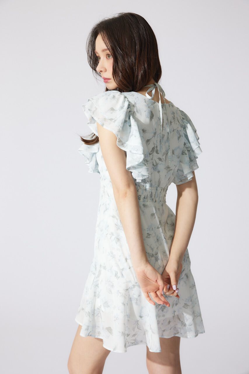 rienda「フリルフラワーミニワンピース」|ワンピース|