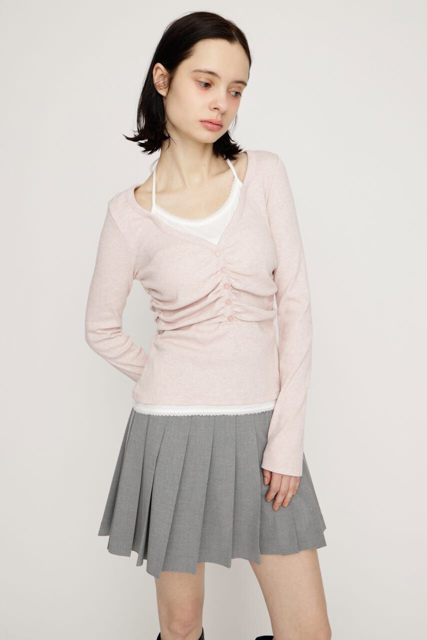 SLY「LAYERED LIKE CUT トップス」|Tシャツ・カットソー|