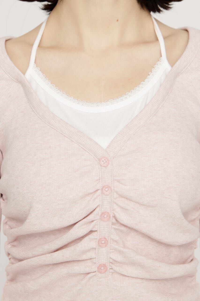 SLY「LAYERED LIKE CUT トップス」|Tシャツ・カットソー|