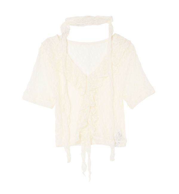 EVRIS「チョーカーレーストップス」|Tシャツ・カットソー|