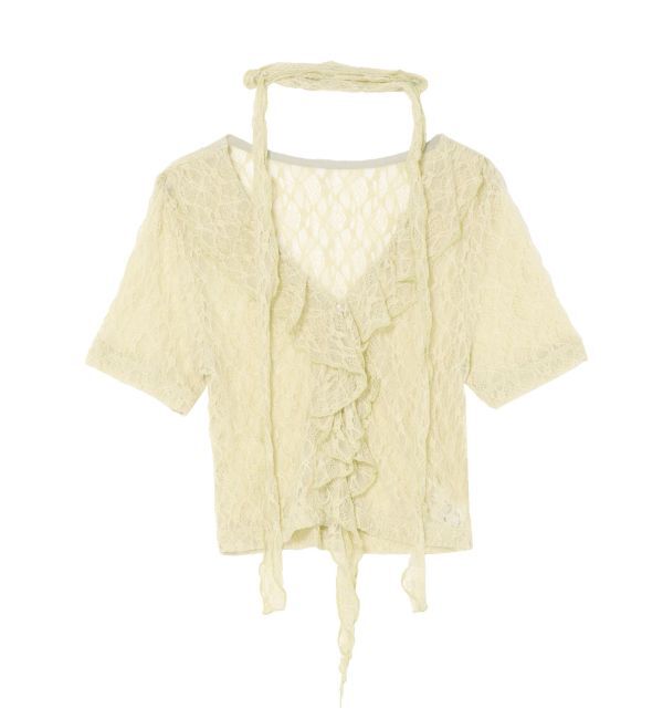 EVRIS「チョーカーレーストップス」|Tシャツ・カットソー|