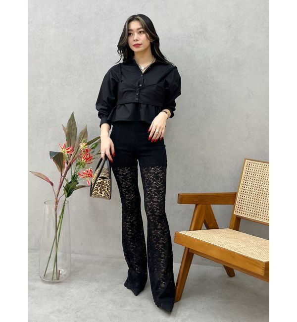 EVRIS「ビスチェSETアニマルショートシャツ」|シャツ・ブラウス|