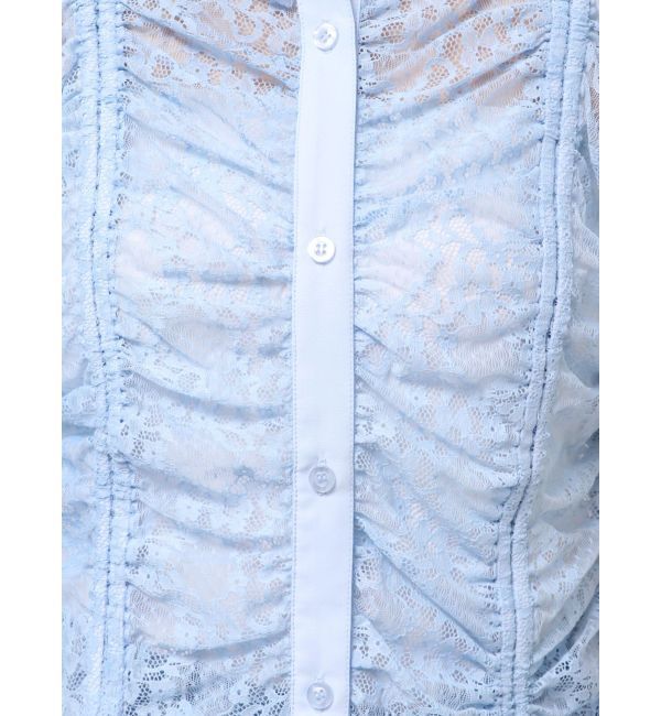 EVRIS「ドロストハーフスリーブレースシャツ」|シャツ・ブラウス|