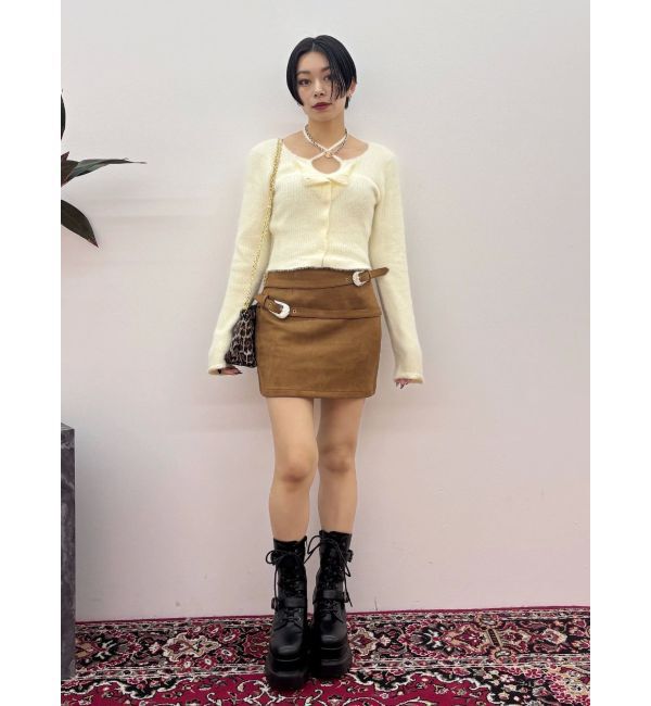 EVRIS「ホルターネックシャギーニットトップス」|ニット・セーター|