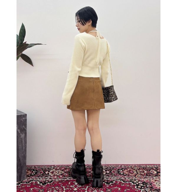 EVRIS「ホルターネックシャギーニットトップス」|ニット・セーター|