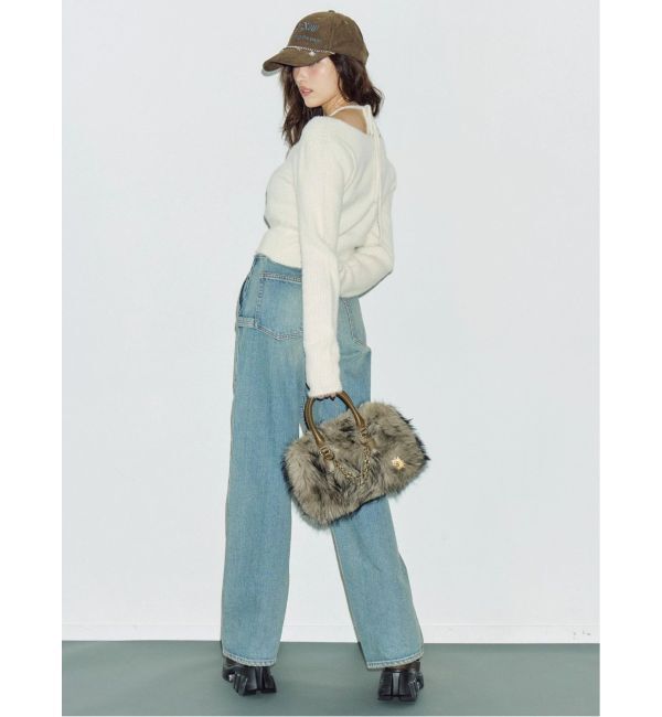 EVRIS「ホルターネックシャギーニットトップス」|ニット・セーター|