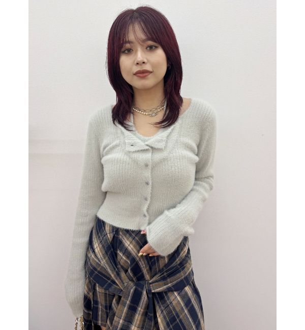 EVRIS「ホルターネックシャギーニットトップス」|ニット・セーター|