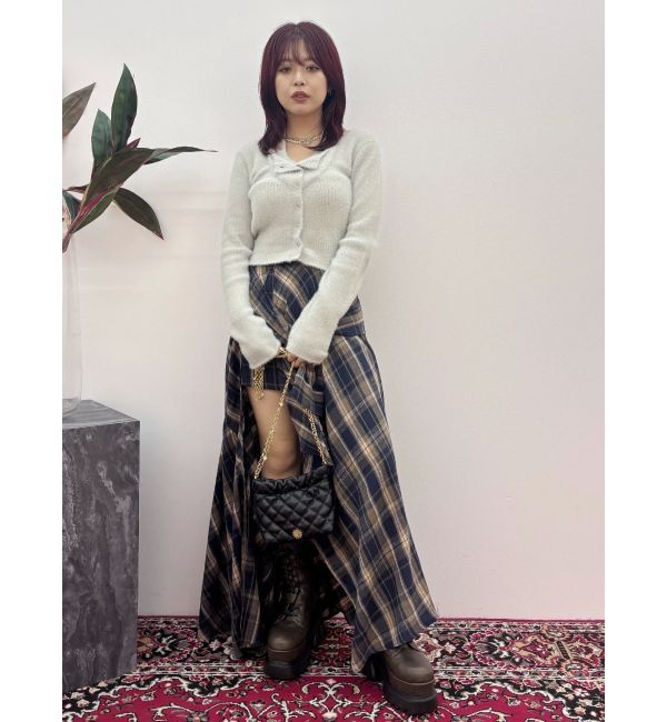 EVRIS「ホルターネックシャギーニットトップス」|ニット・セーター|