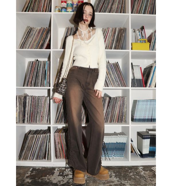 EVRIS「ホルターネックシャギーニットトップス」|ニット・セーター|