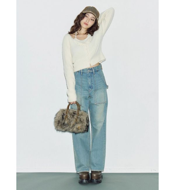 EVRIS「ホルターネックシャギーニットトップス」|ニット・セーター|