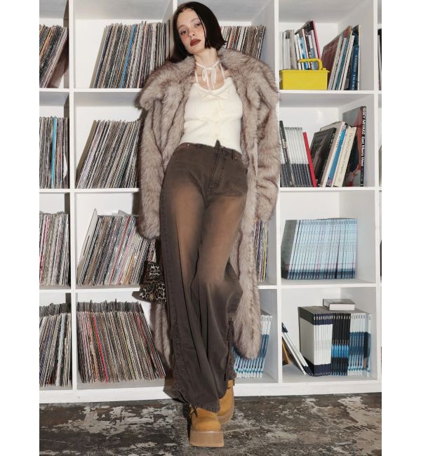 EVRIS「ホルターネックシャギーニットトップス」|ニット・セーター|