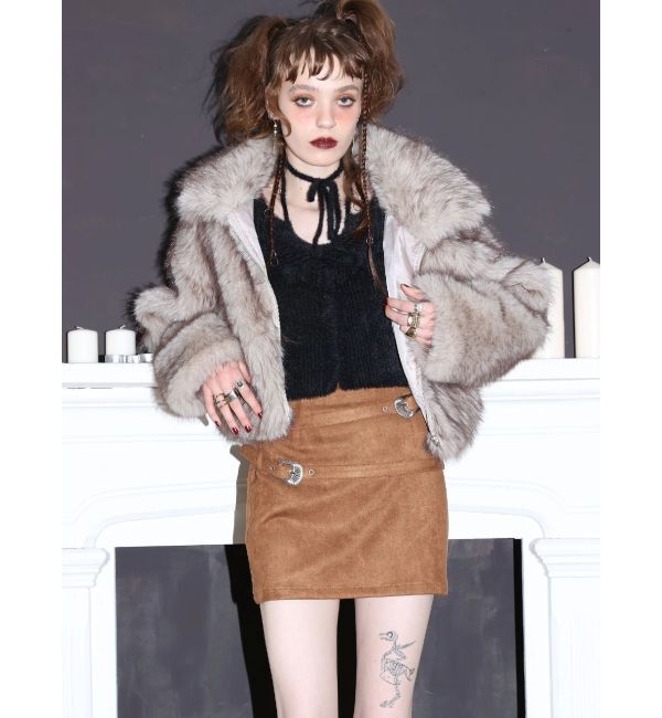 EVRIS「ホルターネックシャギーニットトップス」|ニット・セーター|