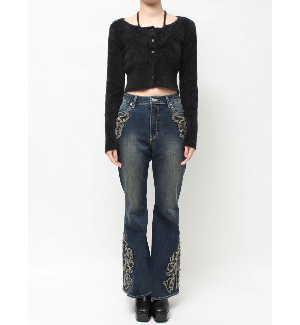 EVRIS「ホルターネックシャギーニットトップス」|ニット・セーター|