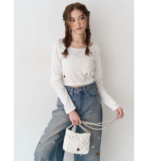 EVRIS「キルティングチェーンミニショルダーBAG」|ショルダー・メッセンジャー|