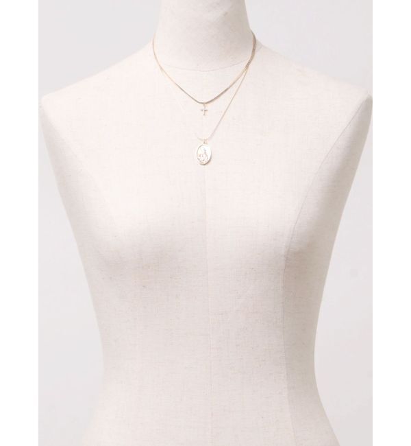 EVRIS「COIN CHARM MOTIF 2連 ネックレス」|ネックレス|