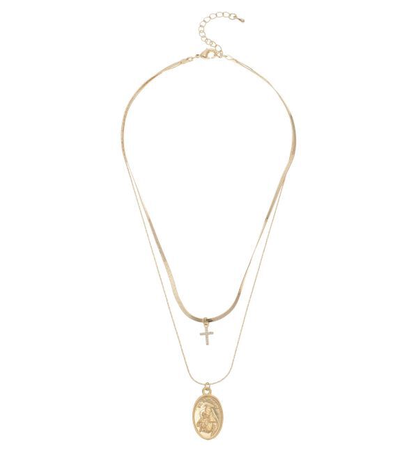 EVRIS「COIN CHARM MOTIF 2連 ネックレス」|ネックレス|