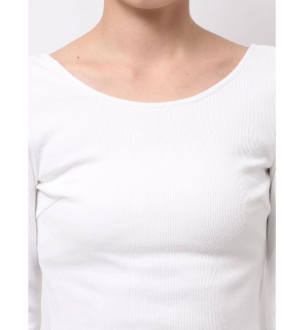 EVRIS「バックオープンショートリブトップス」|Tシャツ・カットソー|