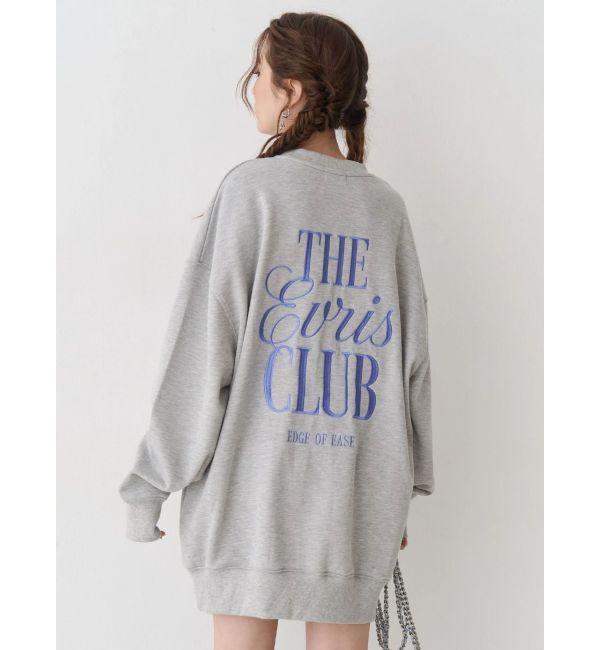 EVRIS「THE EVRIS CLUB BIG スウェットトップス」|スウェット・ジャージ|グレー