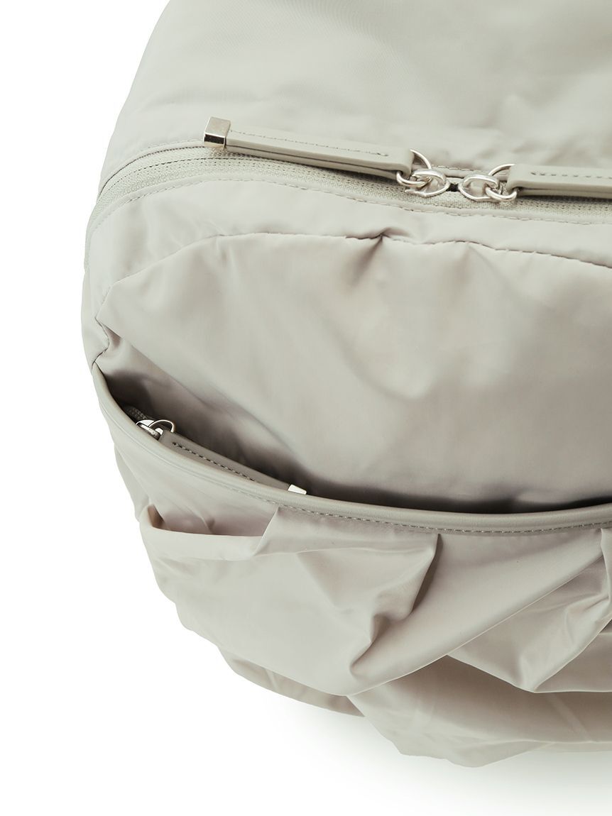 emmi atelier「eco レザーミックスバックパック/撥水」|リュック|