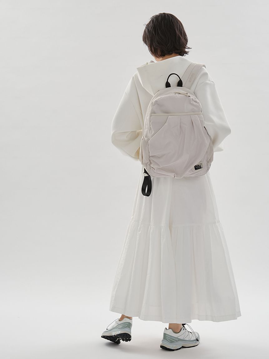 emmi atelier「eco レザーミックスバックパック/撥水」|リュック|