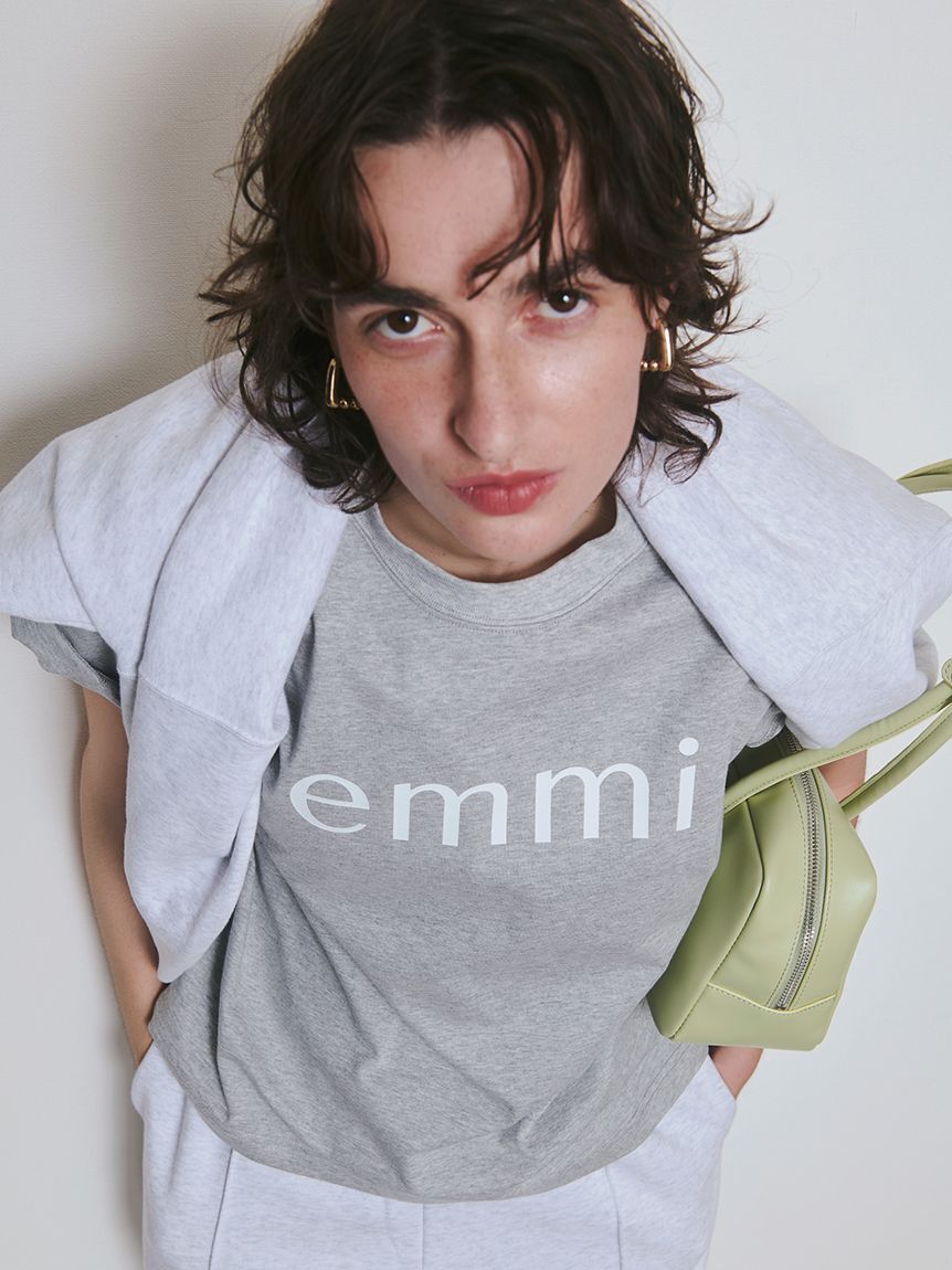 emmi atelier「【ONLINE限定カラーあり】eco emmiロゴTシャツ/UVカット」|Tシャツ・カットソー|