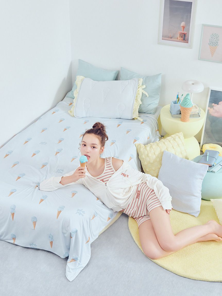 gelato pique Sleep「【Sleep】【接触冷感】アイス柄   リバーシブルケット」|その他|