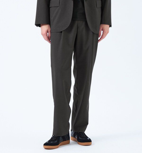 MACKINTOSH PHILOSOPHY「【25年春夏モデル】トロッター トラウザーズ#001（ナンバーワン）エクストラファイントロピカル」|スラックス|チャコールグレー