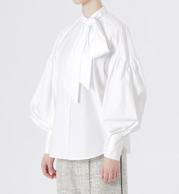  「ボリュームスリーブスカーフブラウス」|シャツ・ブラウス|