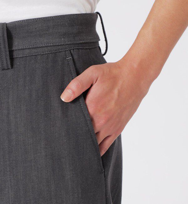  「ベルテッドバギーデニム」|デニム|