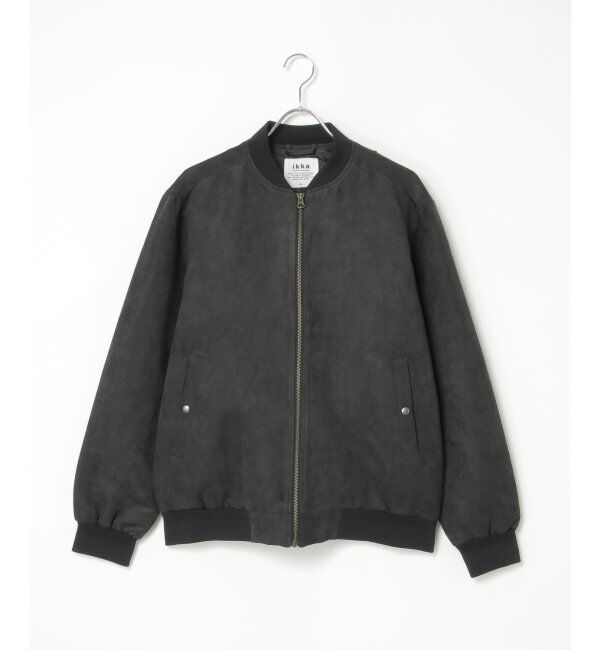 ikka「フェイクスウェードブルゾン」|ブルゾン・スタジャン|